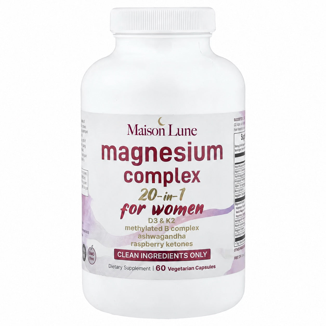 Maison Lune Magnesium Complex, 60 cápsulas